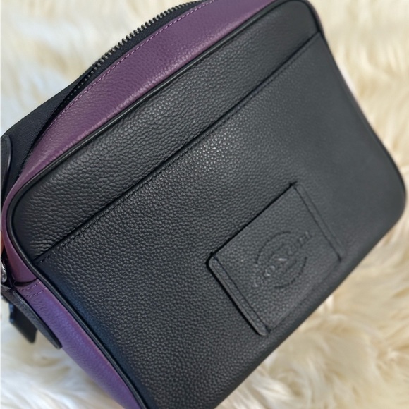 coach Hudson Crossbody In Colorblock Signature Canvas - Picture 2 of 9